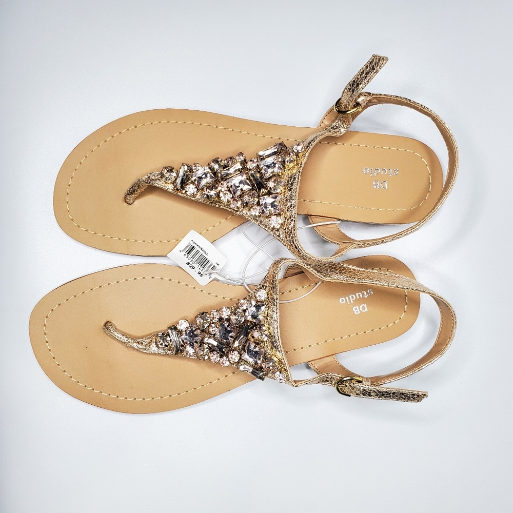 David's Bridal Wedding Sandals Bejeweled